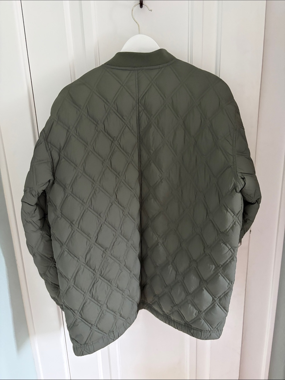 Marine Layer • Green Padded Marina Bomber Jacket (Size M) - Picture 7 of 8